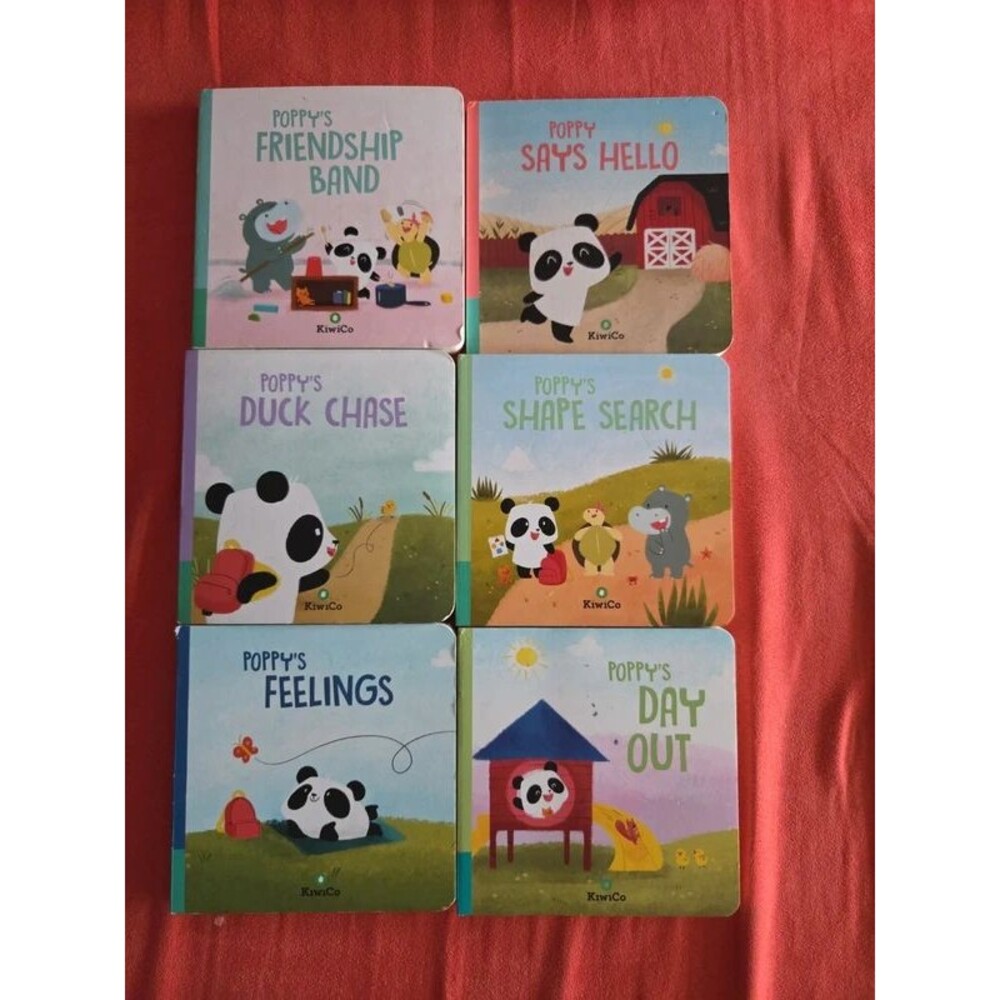 Poppy KiwiCo board books bundle
